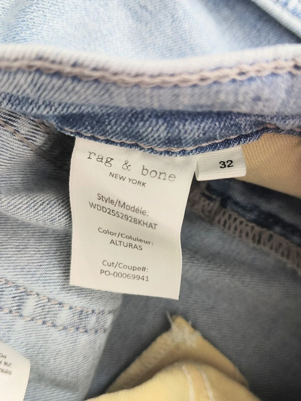 Rag & Bone Piper Mid-rise Ankle Length Bootcut Jeans Women's Size 32 Alturas